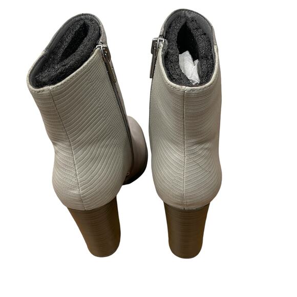 Circus by Sam Edelman Rollins Grey Croc Embossed Suede Bootie Size 8.5 - Picture 5 of 14